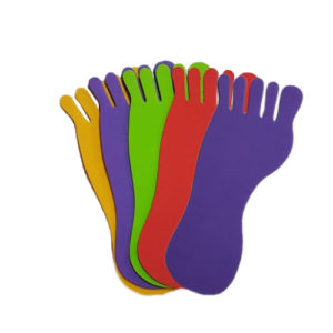 Alternative view of Patitas set huellas ( 6 Unid.)