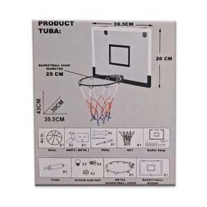 Alternative view of Aro básquetbol infantil Metálico
