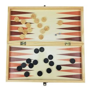 Alternative view of Ajedrez de madera 2 en 1 - Ajedrez - Backgammon