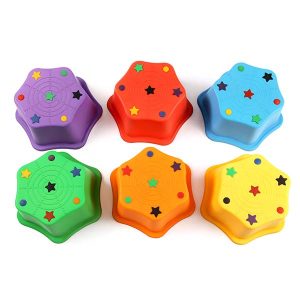 Tarros Baldes Set 10x de Equilibrio Adhesivos Pies